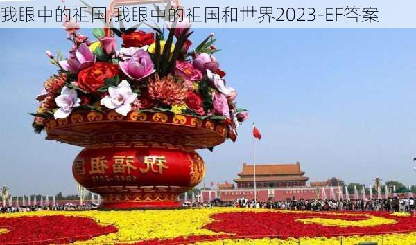 我眼中的祖国,我眼中的祖国和世界2023-EF答案