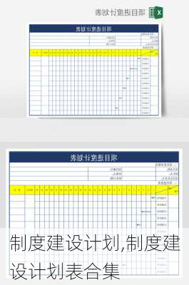 制度建设计划,制度建设计划表合集