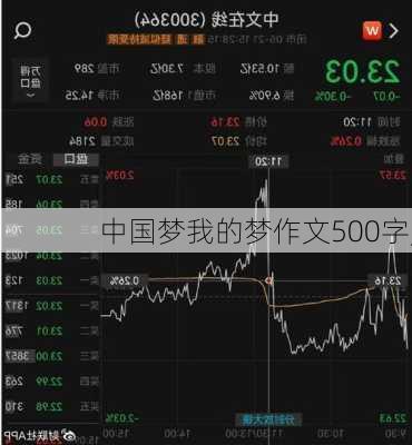 中国梦我的梦作文500字,