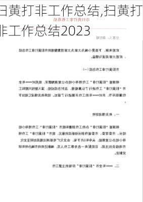 扫黄打非工作总结,扫黄打非工作总结2023