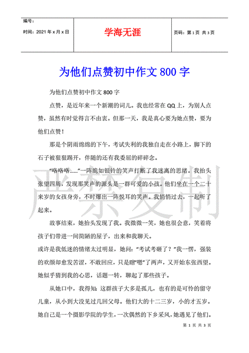 他们 作文,他们作文800字