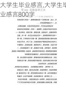 大学生毕业感言,大学生毕业感言800字