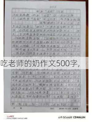 吃老师的奶作文500字,