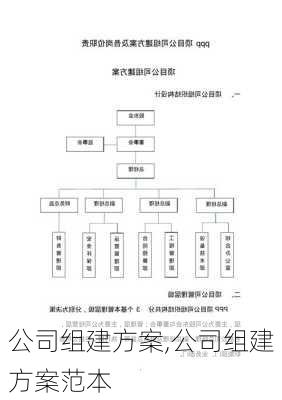 公司组建方案,公司组建方案范本