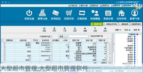 大型超市管理,大型超市管理软件