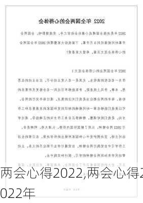 两会心得2022,两会心得2022年