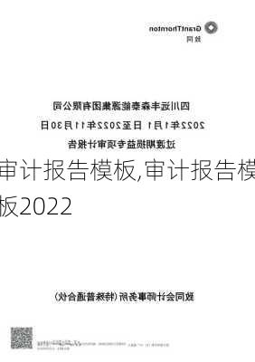 审计报告模板,审计报告模板2022