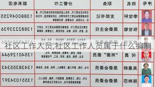 社区工作人员,社区工作人员属于什么编制