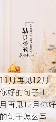 11月再见12月你好的句子,11月再见12月你好的句子怎么写