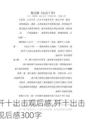 歼十出击观后感,歼十出击观后感300字