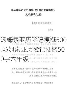 汤姆索亚历险记梗概500,汤姆索亚历险记梗概500字六年级