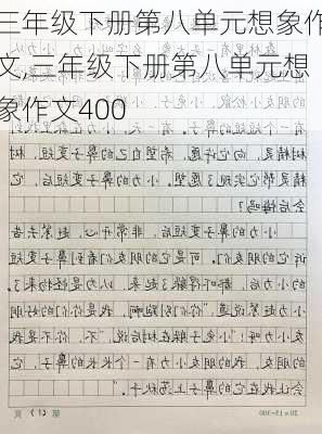 三年级下册第八单元想象作文,三年级下册第八单元想象作文400