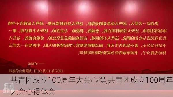 共青团成立100周年大会心得,共青团成立100周年大会心得体会