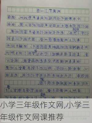 小学三年级作文网,小学三年级作文网课推荐