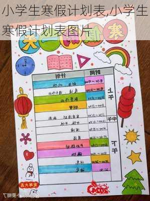 小学生寒假计划表,小学生寒假计划表图片